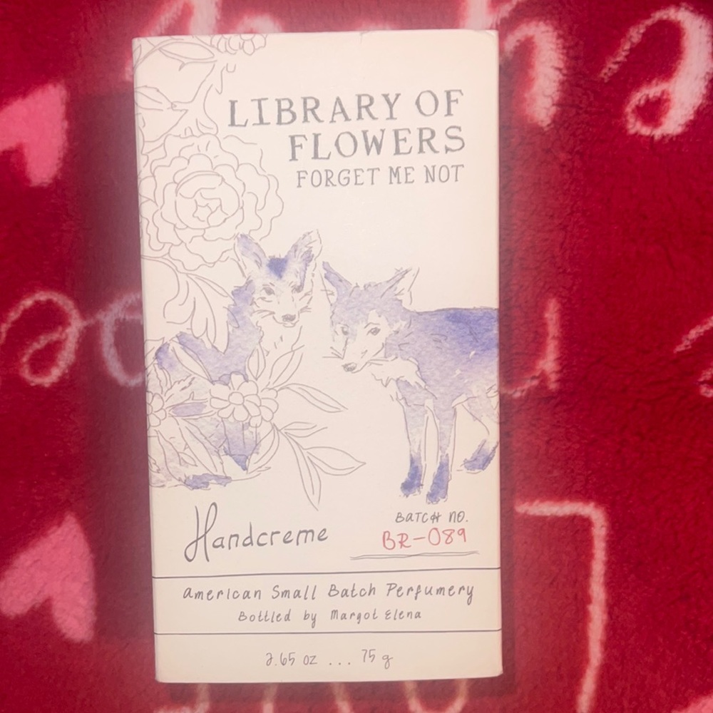 Library of flowers forget me not handcreme
